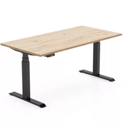 ERIN│Bureau électrique - p 80 cm - 4 mémoires double motorisation