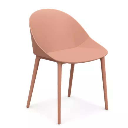 LOLA│Chaise Monocoque│4 pieds polypro│Coloris à choix