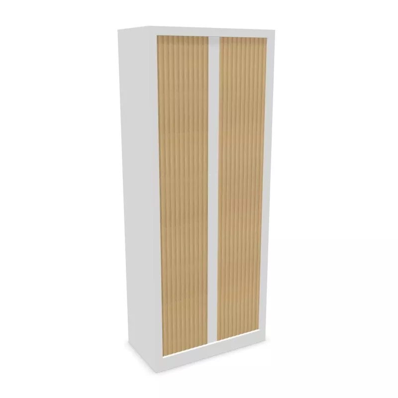 ARIV│Armoire rideau L80xH198 cm│Acier-PVC - décors à choix