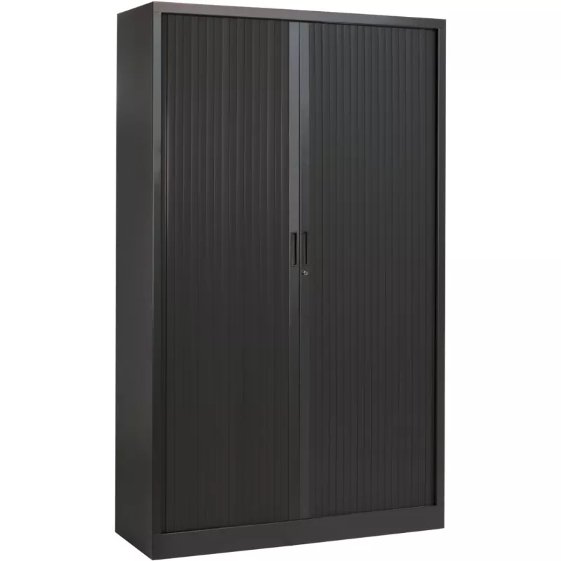 ARIV│Armoire rideau L100xH198 cm│Acier-PVC - décors à choix