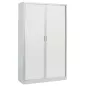 ARIV│Armoire rideau L100xH198 cm│Acier-PVC - décors à choix