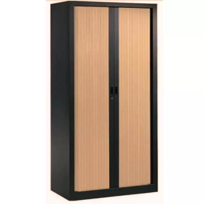 ARIV│Armoire rideau L100xH198 cm│Acier-PVC - décors à choix