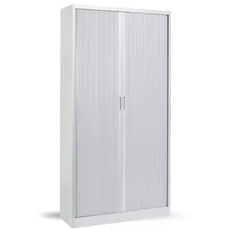 ARIV│Armoire rideau L100xH198 cm│Acier-PVC - décors à choix