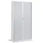 ARIV│Armoire rideau L100xH198 cm│Acier-PVC - décors à choix