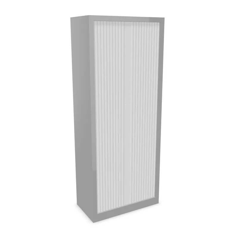 ARIV│Armoire rideau L80xH198 cm│Acier-PVC - décors à choix