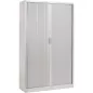 ARIV│Armoire rideau L100xH198 cm│Acier-PVC - décors à choix