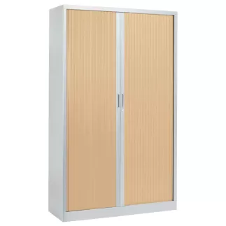 ARIV│Armoire rideau L100xH198 cm│Acier-PVC - décors à choix