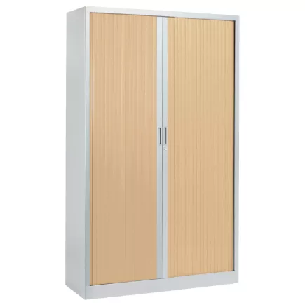 ARIV│Armoire rideau L100xH198 cm│Acier-PVC - décors à choix