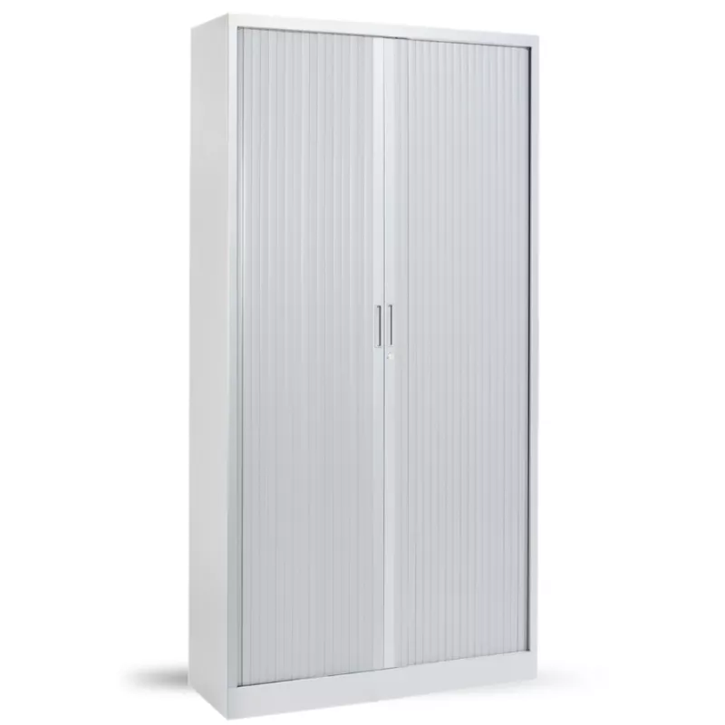ARIV│Armoire rideau L100xH198 cm│Acier-PVC - décors à choix