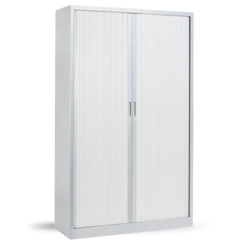 ARIV│Armoire rideau L120xH198 cm│Acier-PVC - décors à choix