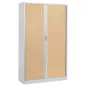 ARIV│Armoire rideau L120xH198 cm│Acier-PVC - décors à choix