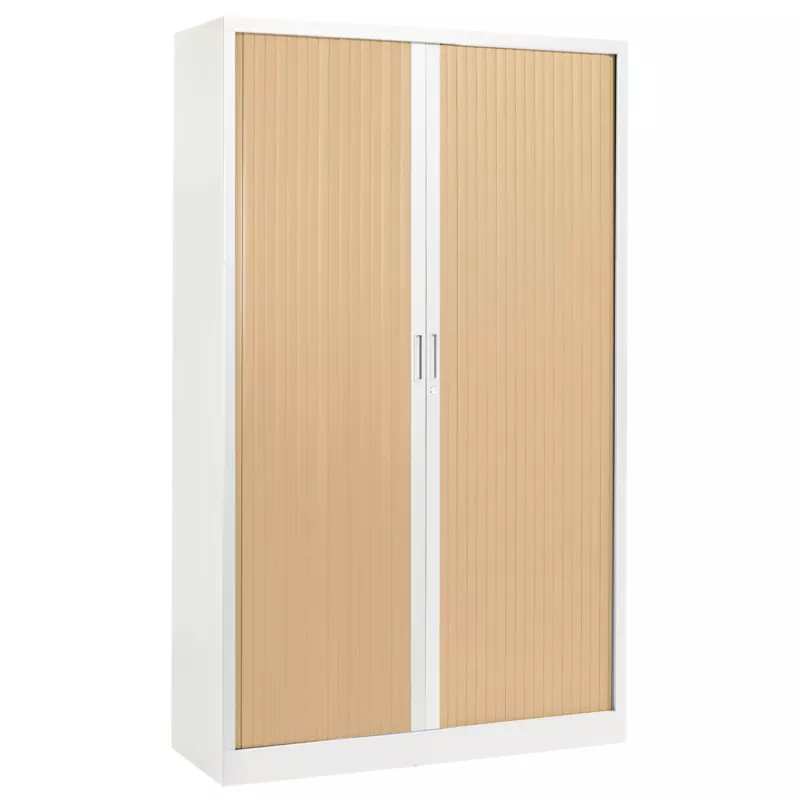 ARIV│Armoire rideau L120xH198 cm│Acier-PVC - décors à choix