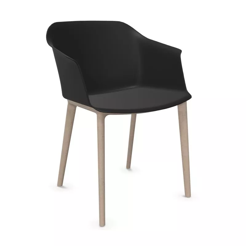 SCOTT│Fauteuil 4 pieds fibrés│Assise PVC│Coloris à choix SCOTT│Fauteuil 4 pieds fibrés│Assise PVC│Coloris à choix