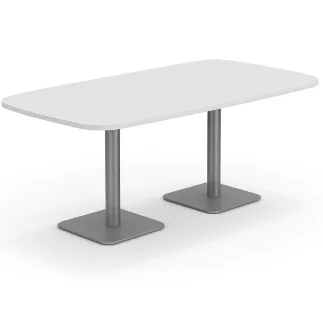 ELOISE│Table conférence tonneau 25mm│8 personnes 2 pieds 200x100