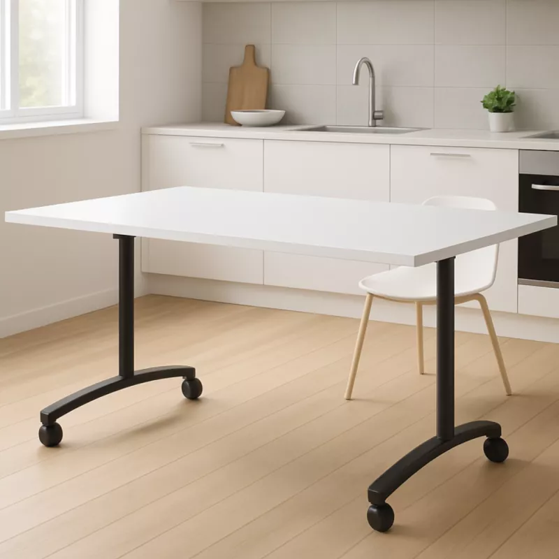 ABATTANTES│Table abattante rectangulaire Profondeur 80 cm