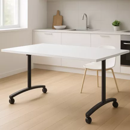 ABATTANTES│Table abattante rectangulaire Profondeur 80 cm