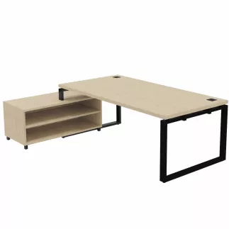 BUROFLEX │Pack Big Boss│Bureau direction + Caisson + Fauteuil + 2 Chaises