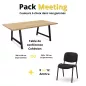 BUROFLEX │Pack Meeting│Table de conférence + chaises de réunion