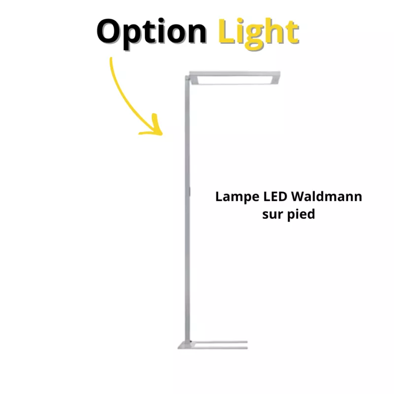 BUROFLEX │Option Light│Lampe de bureau sur pied Waldmann