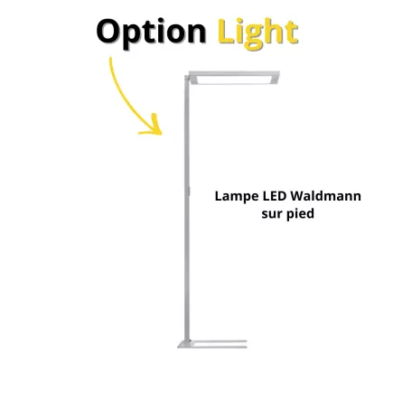 BUROFLEX │Option Light│Lampe de bureau sur pied Waldmann