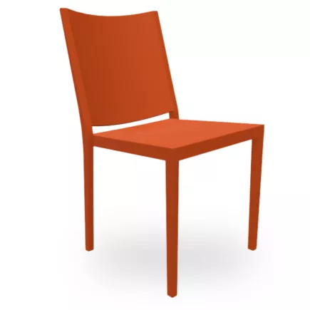 LOGGIA│Chaise de collectivité en polypropylène│4 pieds│Coloris à choix