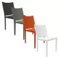 LOGGIA│Chaise de collectivité en polypropylène│4 pieds│Coloris à choix