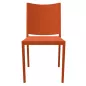 LOGGIA│Chaise de collectivité en polypropylène│4 pieds│Coloris à choix