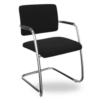 VISIT│Siège visiteur - Dossier bas│Noir