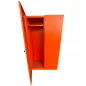 PRO│Vestiaire métallique - 2 casiers L100 cm│Orange