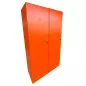 PRO│Vestiaire métallique - 2 casiers L100 cm│Orange