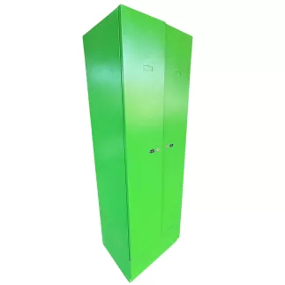 PRO│Vestiaire métallique - 2 casiers L60 cm│Vert