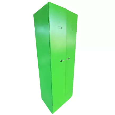 PRO│Vestiaire métallique - 2 casiers L60 cm│Vert