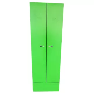 PRO│Vestiaire métallique - 2 casiers L60 cm│Vert