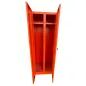 PRO│Vestiaire métallique - 2 casiers L60 cm│Orange
