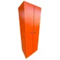 PRO│Vestiaire métallique - 2 casiers L60 cm│Orange
