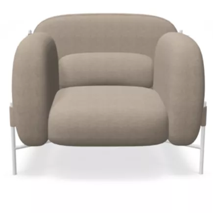 FLUFFY│Canapé 1 place L104 cm│Coloris à choix