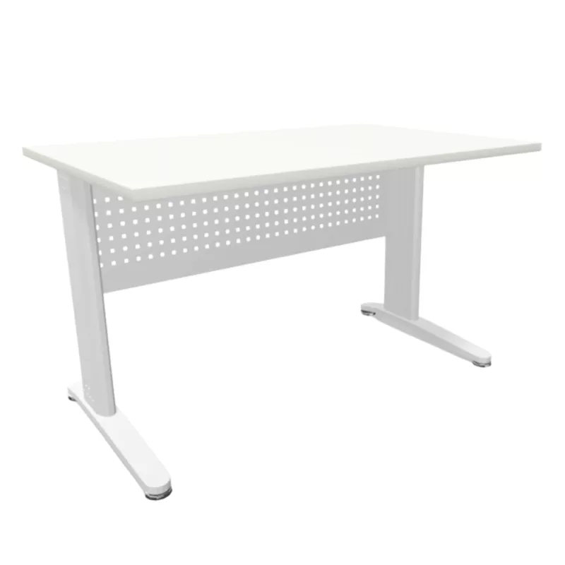 STAR│Bureau droit profondeur 80 cm - voile de fond │Coloris à choix