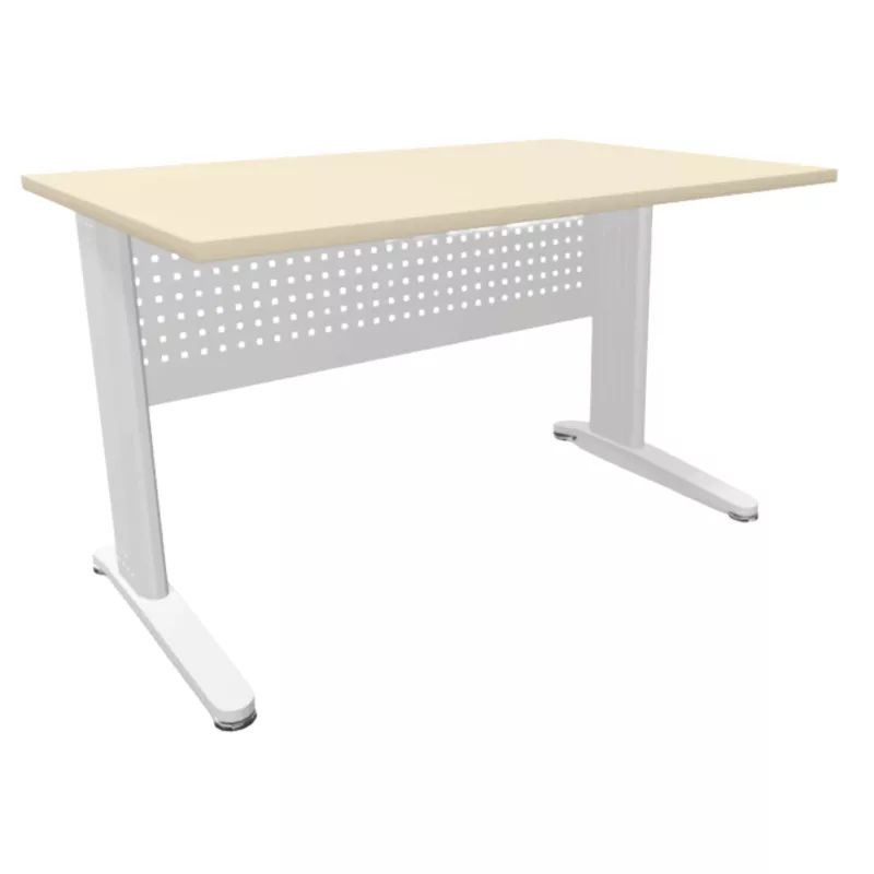 STAR│Bureau droit profondeur 80 cm - voile de fond │Coloris à choix