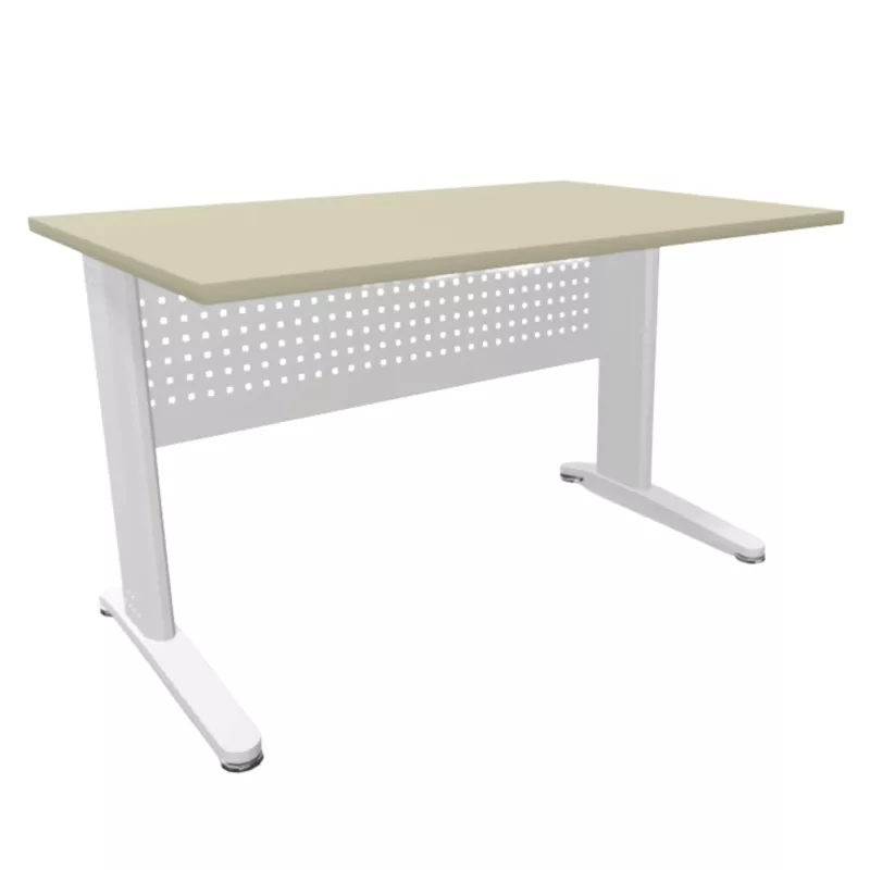 STAR│Bureau droit profondeur 80 cm - voile de fond │Coloris à choix