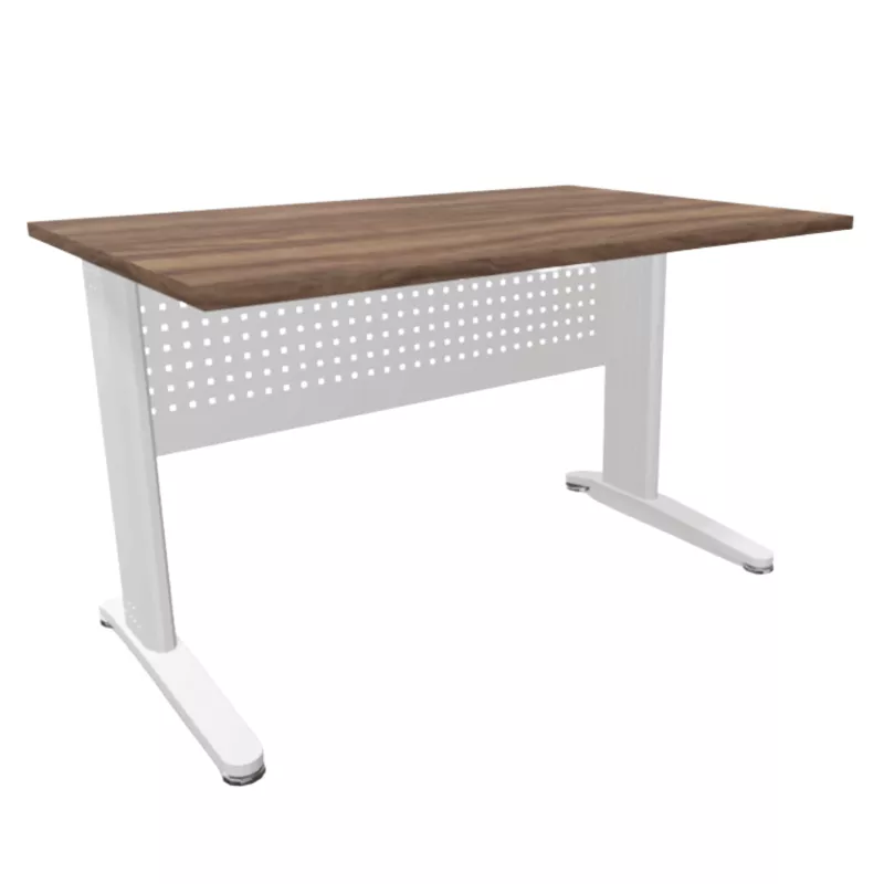 STAR│Bureau droit profondeur 80 cm - voile de fond │Coloris à choix