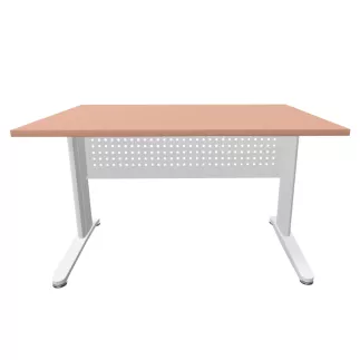 STAR│Bureau droit profondeur 80 cm - voile de fond │Coloris à choix