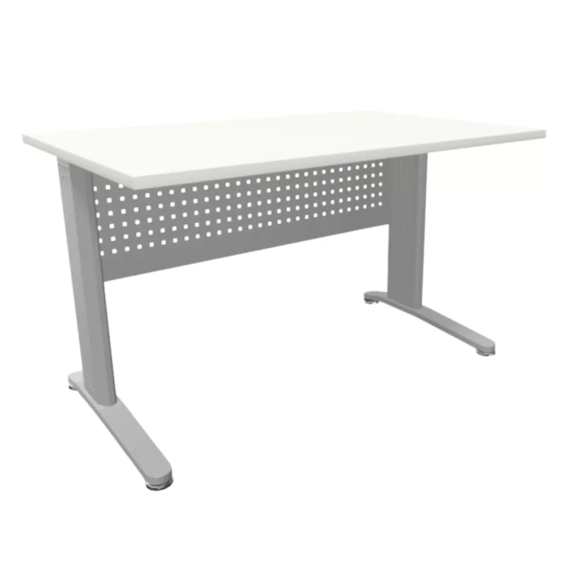 STAR│Bureau droit profondeur 80 cm - voile de fond │Coloris à choix