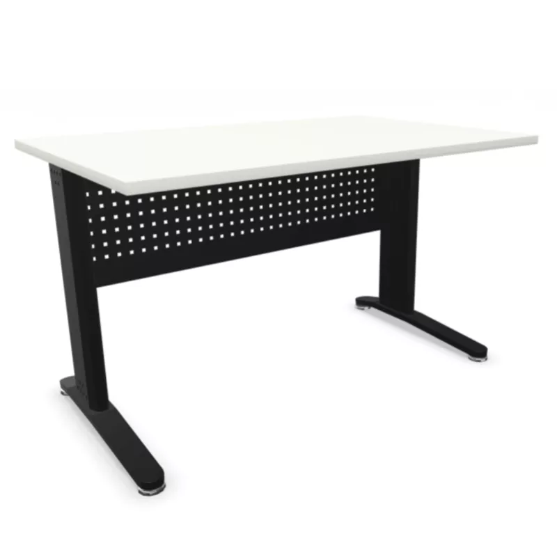 STAR│Bureau droit profondeur 80 cm - voile de fond │Coloris à choix