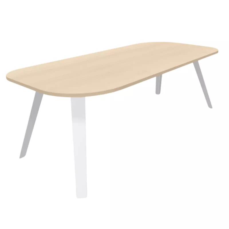 ALTITUDE│Bureau de direction profondeur 100 cm - coins arrondis asymétriques │Coloris à choix