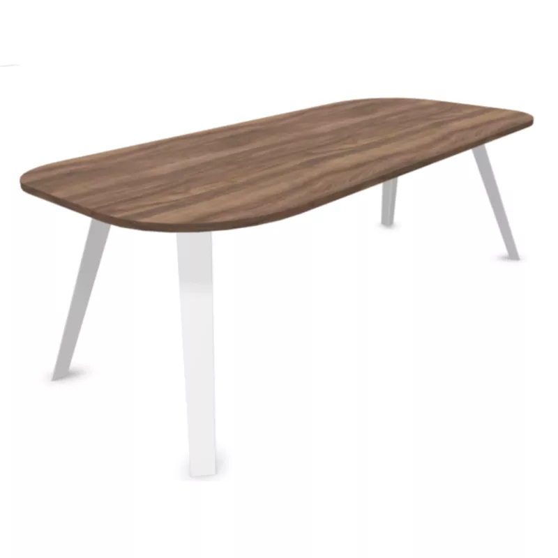 ALTITUDE│Bureau de direction profondeur 100 cm - coins arrondis asymétriques │Coloris à choix