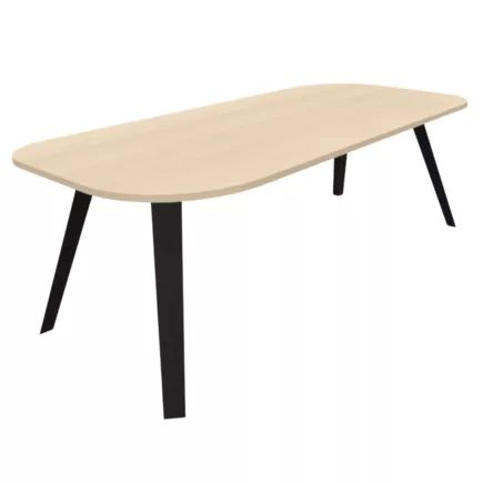 ALTITUDE│Bureau de direction profondeur 100 cm - coins arrondis asymétriques │Coloris à choix