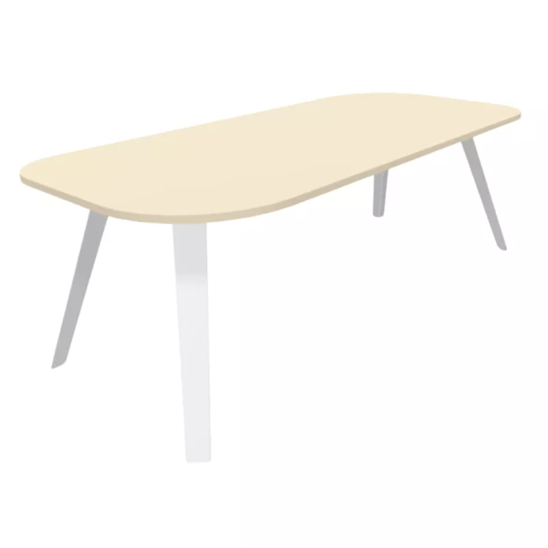 ALTITUDE│Bureau de direction profondeur 100 cm - coins arrondis asymétriques │Coloris à choix