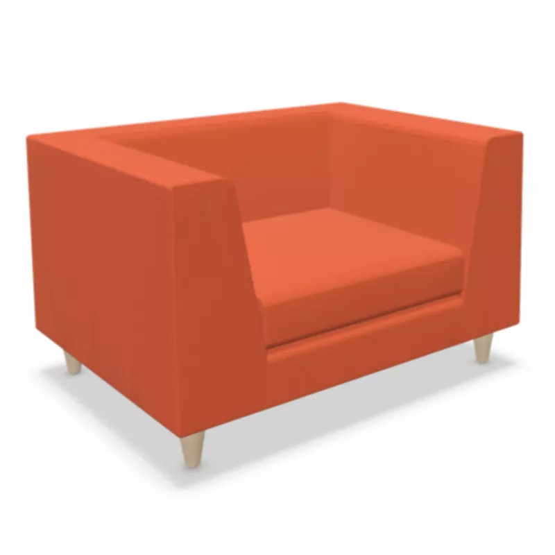 LOUNGE│Canapé 1 place L91 cm│Coloris à choix