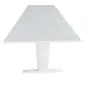 IDOL│Bureau droit L160 x p80 cm - Hauteur réglable│Blanc/blanc