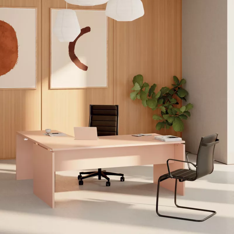 XENION│Bureau de direction avec retour │Coloris à choix XENION│Bureau de direction avec retour │Coloris à choix